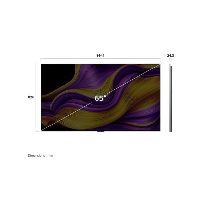 5. Telewizor LG OLED65G51LW OLED 65'' 4K Ultra HD 120Hz WebOS Dolby Atmos Czarny