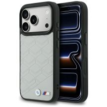Etui BMW M Shape Logo MagSafe na iPhone 17 Pro Max - szare