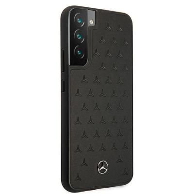 4. Etui Mercedes Leather Stars Pattern na Samsung Galaxy S22+ - czarne