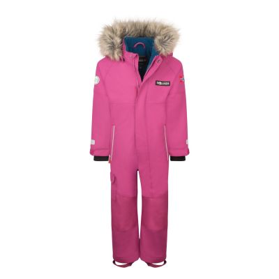 3. Kombinezon zimowy dziewczęcy Trollkids Kids Kirkenes Snowsuit śnieżny wodoodporny różowy (387-243)