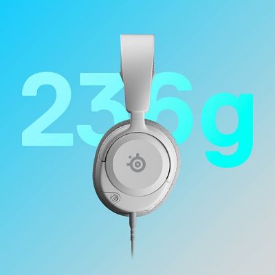 9. Steelseries Arctis Nova 1P Zestaw słuchawkowy Przewodowa Opaska na głowę Gaming Biały