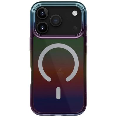 2. Etui UNIQ Iridescia na iPhone 17 Pro Magclick Charging - wielokolorowe