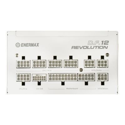10. Zasilacz Enermax Revolution D.F.12 850 W 20+4 pin ATX ATX Biały (ETV850G-W)
