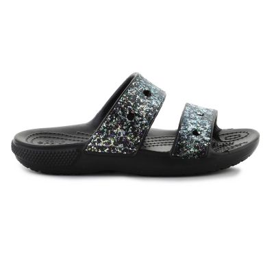 11. Klapki Crocs Classic Glitter Sandal Jr 207788-0C4