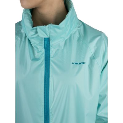 3. Kurtka przeciwdeszczowa damska Viking Rainier Lady turkusowa (700/25/2525/7000)