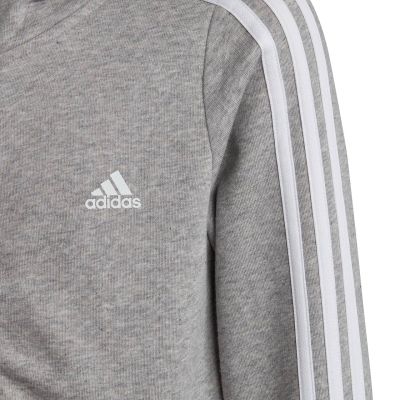 9. Bluza adidas Essentials 3-Stripes Full-Zip Hoodie Jr  IC3635