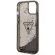 7. Etui Guess Liquid Glitter Palm Collection na iPhone 14 Plus - czarne