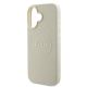 6. Etui Guess Grained Ring MagSafe na iPhone 16 - beżowe
