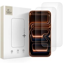 Szkło hartowane Tech-Protect Glass Fit+ 2-pack na iPhone 16 Pro / 17 / 17 Pro - przezroczyste