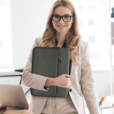 12. Torba Tech-Protect Sleeve na laptopa 13-14 - zielona