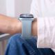 6. Pasek Tech-Protect Silicone na Apple Watch 44 / 45 / 46 / 49 mm - niebieski