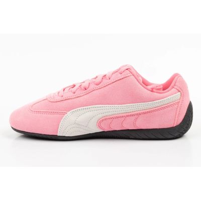 3. Puma buty damskie sportowe Speedcat różowe skórzane modne sneakersy