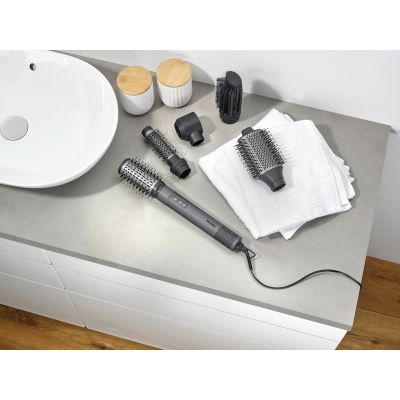 10. Severin WL 0683 Zestaw do stylizacji włosów Antracyt, Srebrny 1500 W 2,8 m