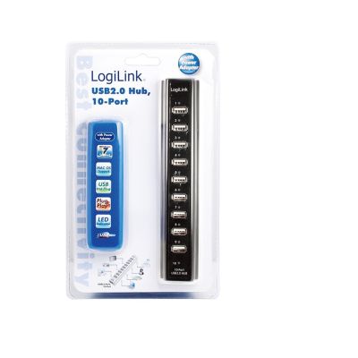 3. LogiLink UA0096 huby i koncentratory 480 Mbit/s Czarny
