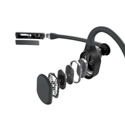 34. Słuchawki bezprzewodowe kostne Shokz OpenComm2 USB-C czarne