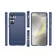 4. Etui silikonowe Carbon Case na Samsung Galaxy S25 Edge - niebieskie