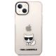 3. Etui Karl Lagerfeld Transparent Choupette Body na iPhone 14 Plus / 15 Plus 6,7" - różowe