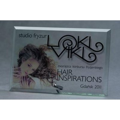 5. Trofeum szklane z nadrukiem kolorowym LuxorJet