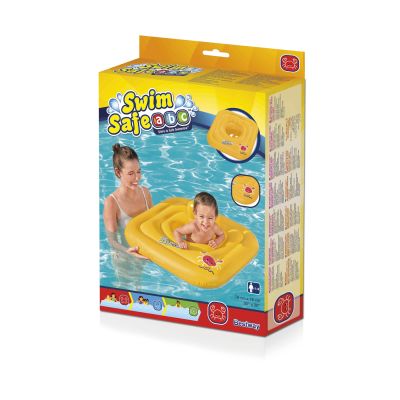 12. Koło dmuchane Bestway 32050 Swim Safe Wondersplash Square 3-Ring Baby Boat 92800497000