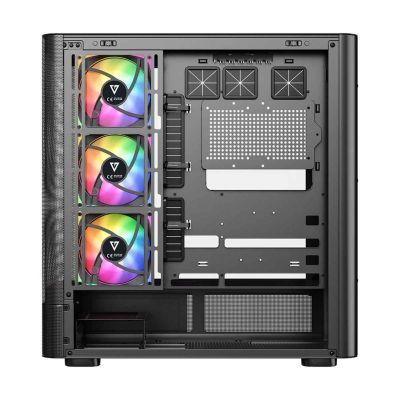 4. MODECOM OBUDOWA VOLCANO AQ 400 ARGB MIDI CZARNA