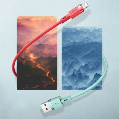 5. Kabel Joyroom Liquid Silicone Data Cable N2 USB-A / Lightning 2.4A 1.2m - biały