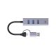 3. Conceptronic ABBY25G stacja dokująca Przewodowa USB 3.2 Gen 1 (3.1 Gen 1) Type-A + Type-C Szary
