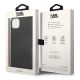 8. Etui Karl Lagerfeld Leather Perforated Logo na iPhone 14 Plus - czarne