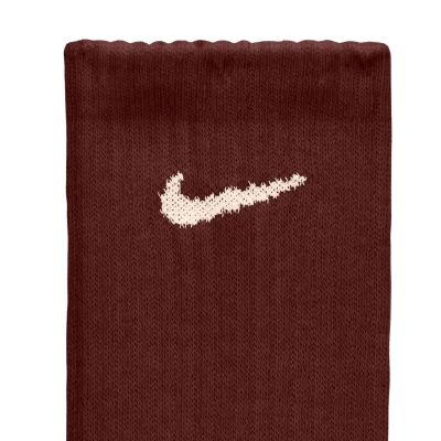4. Skarpety Nike Everyday Cushioned Crew 3 pary brązowe, beżowe, różowe SX7664 915