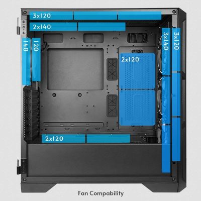 20. Chieftec APEX AIR GA-01B-M-OP ATX Midi Tower Czarny