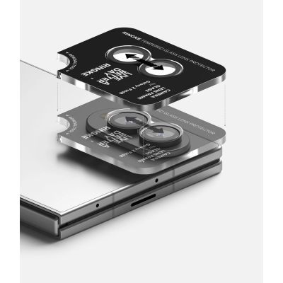 5. Osłona aparatu Ringke Camera Frame Protector 2-Pack na Samsung Galaxy Z Fold 8 - czarna