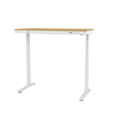 19. Tuckano Biurko z elektryczną regulacją wysokości ET119W-C Biały/dąb. Blat biurka o wymiarach 120 x 60cm.
