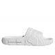 2. Klapki damskie/męskie adidas Adilette 22  Crystal White z wygodną profilowaną podeszwą białe (HQ4672)