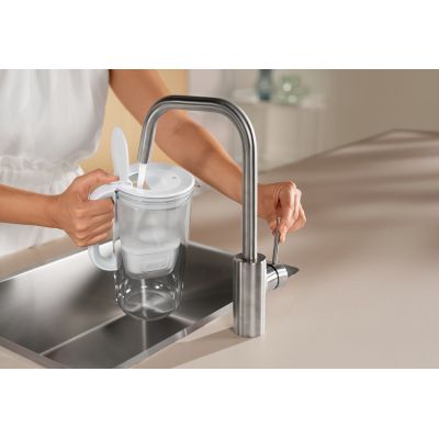 7. Dzbanek filtrujący Brita Glass+1 Maxtra Pro PP (szary)