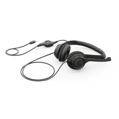 2. Logitech H390 USB Zestaw słuchawkowy Przewodowa Opaska na głowę Połączenia/muzyka USB Type-C Czarny