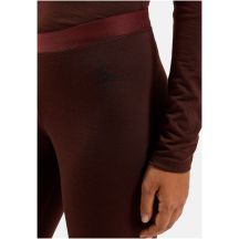 Legginsy termoaktywne damskie ODLO Merino 200 BL Bottom Long brązowe
