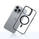 11. Etui 3mk Satin Armor MagCase z MagSafe iPhone 16 Pro Max - przezroczyste z czarną ramką