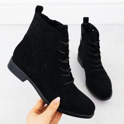 Botki zamszowe S.Barski W HY51-136 OLI284A