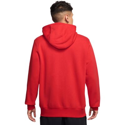 2. Bluza męska Nike Club BB FZ Hoodie czerwona FN3861 657