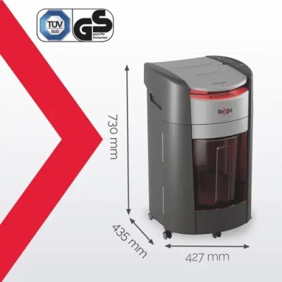 11. Niszczarka Rexel ShredMax AutoFeed+ 300X, P4, 300 kartek, 25 l kosz