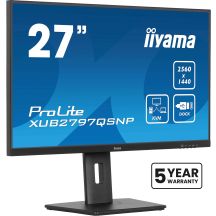Monitor iiyama ProLite XUB2797QSNP-B1 27" 2560 x 1440 px Wide Quad HD LED Czarny