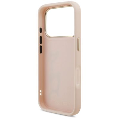 7. Etui Karl Lagerfeld Karl Script Logo na iPhone 17 Pro - różowe