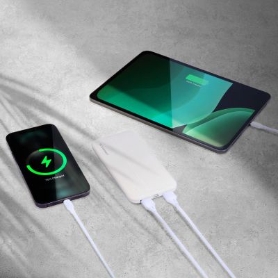 10. Wozinsky powerbank Li-Po 10000mAh 2 x USB biały (WPBWE1)