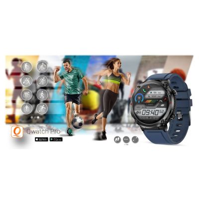 16. Smartwatch Gravity GT21-5 + Granatowy Pasek Silikonowy