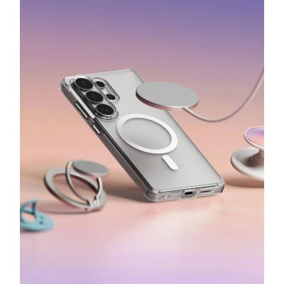 9. Etui Ringke Fusion Magnetic MagSafe na Samsung Galaxy S26 Ultra - przezroczyste