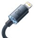 5. Kabel Baseus CAJY000301 Lightning - USB-C PD QC 20W 480Mb/s 2m - czarny