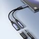 8. Adapter DAC 2w1 Joyroom SY-C02 USB-C do USB-C / mini jack 3.5 mm - czarny