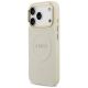 2. Etui Guess Peony Hot Stamp MagSafe na iPhone 17 Pro - beżowe