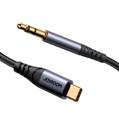4. Kabel Joyroom Audio Transfer Series SY-A07 mini jack 3,5 mm / USB-C 1,2m - czarny