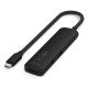 3. Satechi 4w1 USB-C Slim Multiport Adapter 4K - aluminiowy adapter do urządzeń mobilnych USB-C (USB-C, 4K HDMI, 2x USB-A) (black)