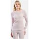 3. Koszulka termoaktywna z długim rękawem damska Odlo ACTIVE WARM BL TOP crew neck l/s różowa